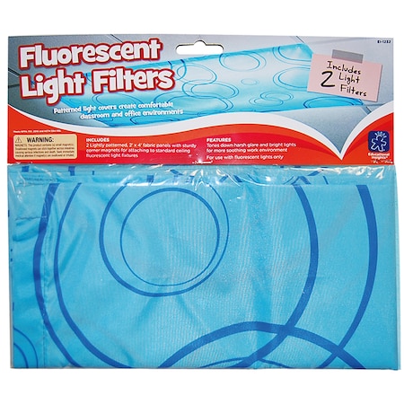Educational Insights Patterned Fluorescent Light Filters, PK2 1232